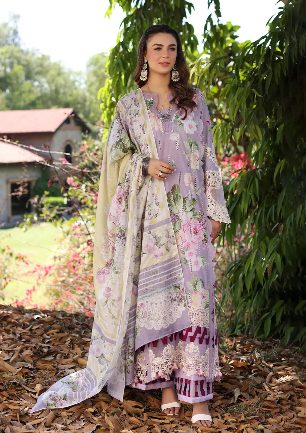 Elaf Chikankari Lawn 2024 | ECK-03A