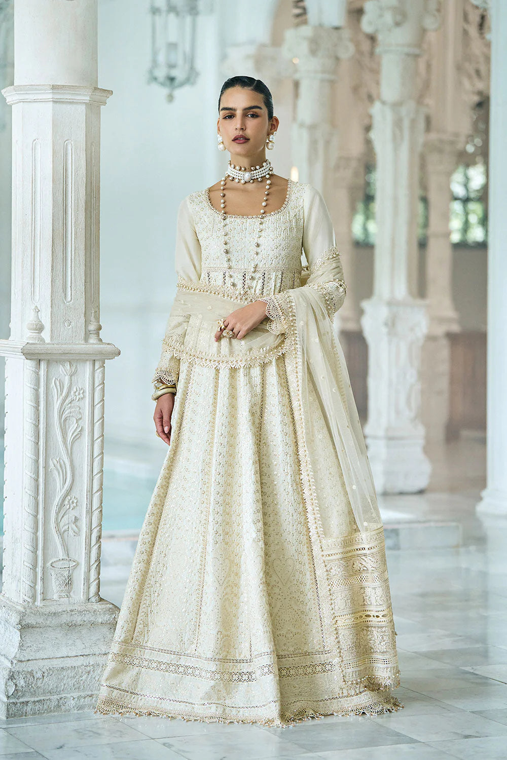 Design 1A Luxury Lawn Eid Edition 2026 Unstitched