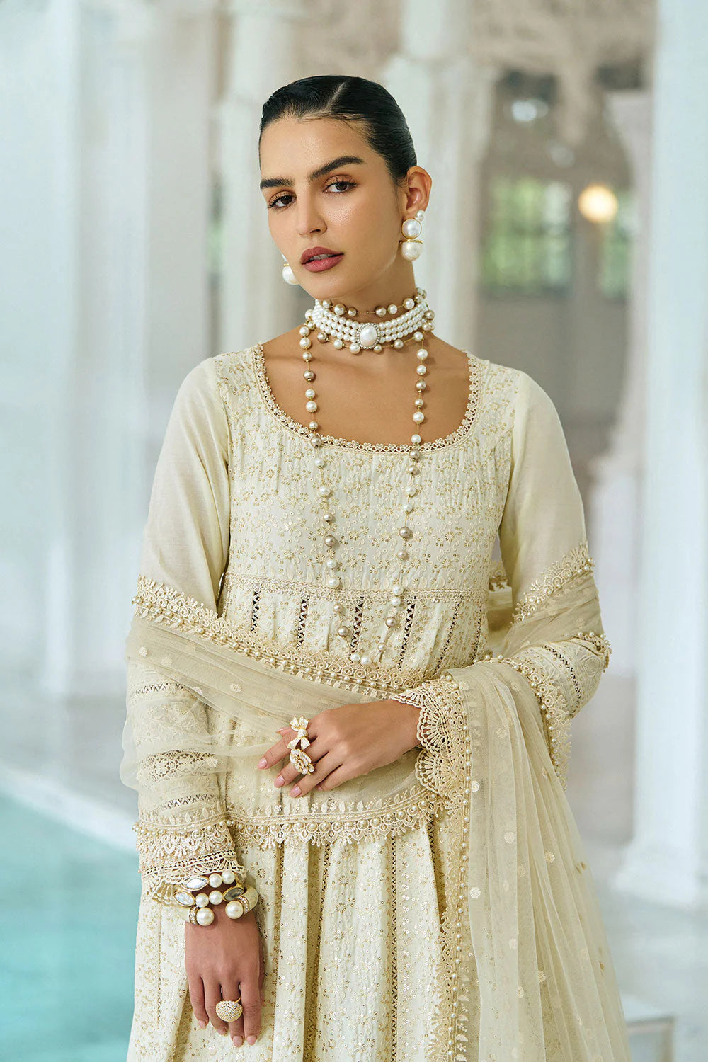 Design 1A Luxury Lawn Eid Edition 2026 Unstitched