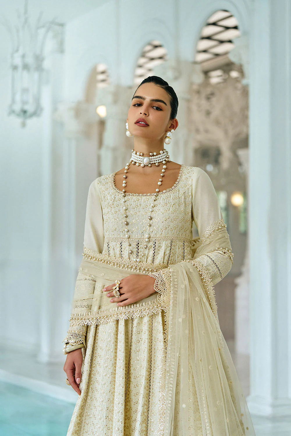 Design 1A Luxury Lawn Eid Edition 2026 Unstitched