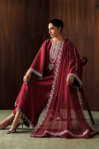 Baroque - Pret Formal | EMBROIDERED SHEESHA SILK PR-1289