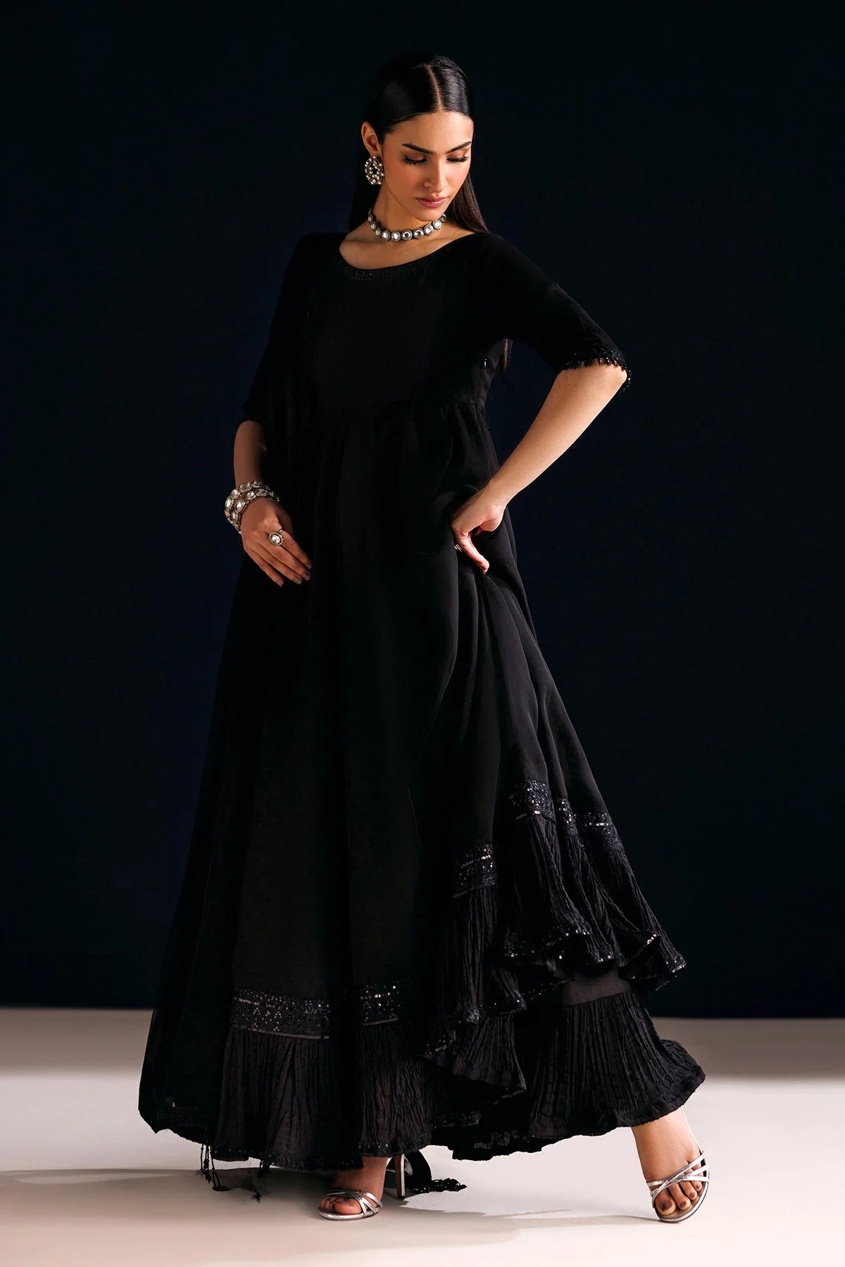 Baroque - Pret Formal | EMBROIDERED CHIFFON PR-1317