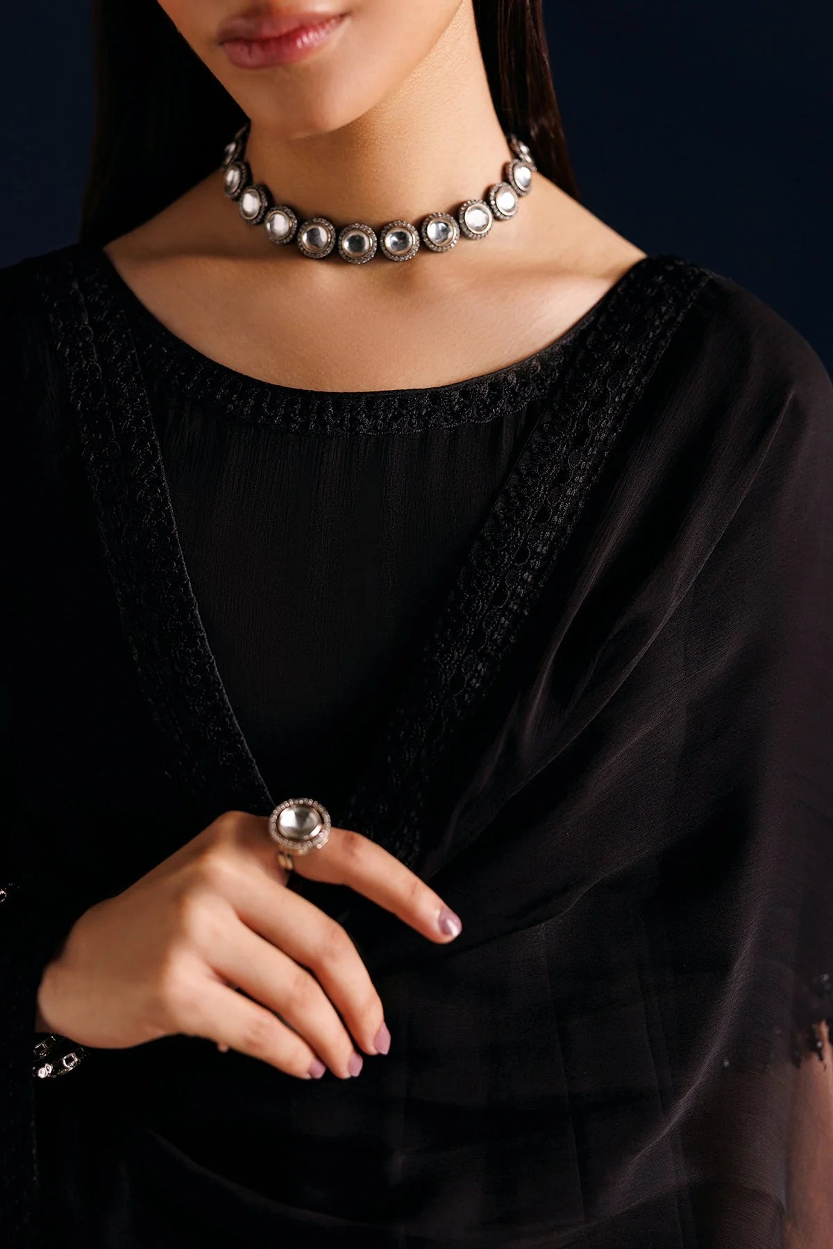 Baroque - Pret Formal | EMBROIDERED CHIFFON PR-1317
