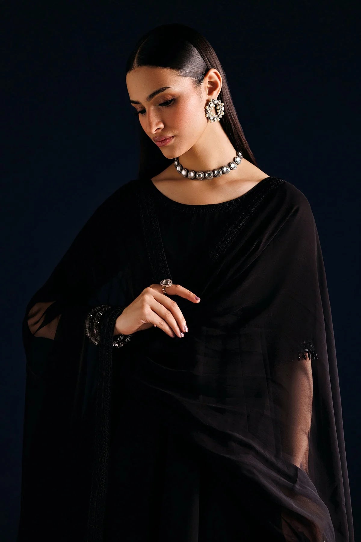Baroque - Pret Formal | EMBROIDERED CHIFFON PR-1317