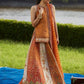 Farah Talib Aziz Mayna Festive Luxe Pret '25 - Sitar Saffron Shirt And Dupatta