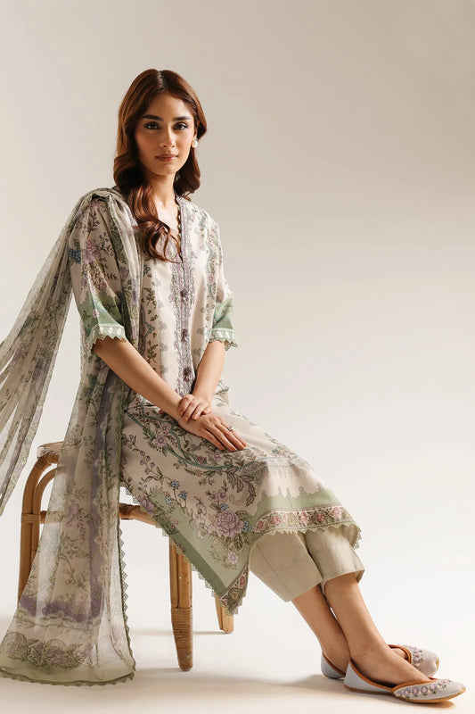 ETHNC EMBROIDERED SUIT (E1017/203/127)