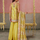 Farah Talib Aziz Mayna Festive Prints '25 - Zaria Kiwi Shirt And Dupatta