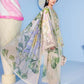 3 Pc Unstitched Embroidered Lawn Suit - MB-CUSV13-13A