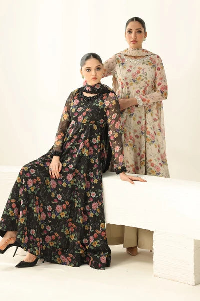 Baroque - Pret Formal | EMBROIDERED CHIFFON PR-1158