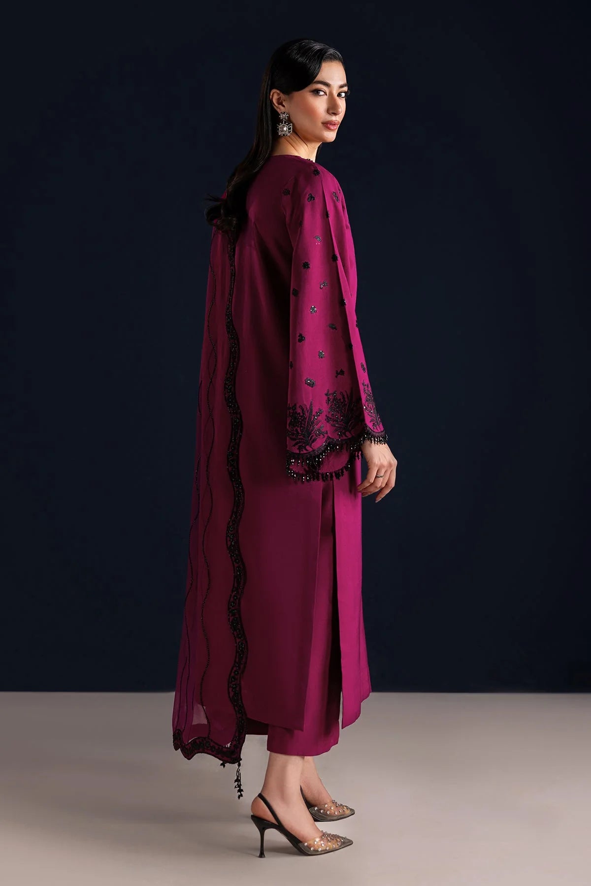 Baroque - Pret Formal | EMBROIDERED RAW SILK PR-1321