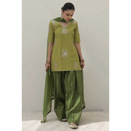 Montone Green Outfit | Choti Eid' 26 | DYOT