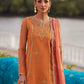 Farah Talib Aziz Mayna Festive Luxe Pret '25 - Anarkali Apricot Kalidaar And Dupatta