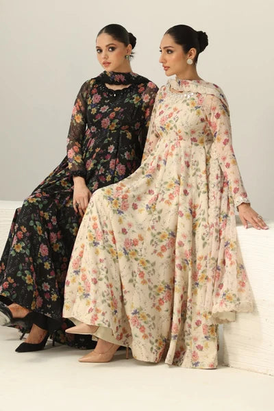 Baroque - Pret Formal | EMBROIDERED CHIFFON PR-1158