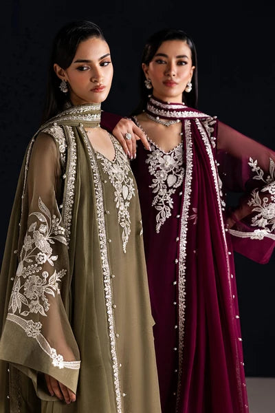 Baroque - Pret Formal |EMBROIDERED CHIFFON PR-1323