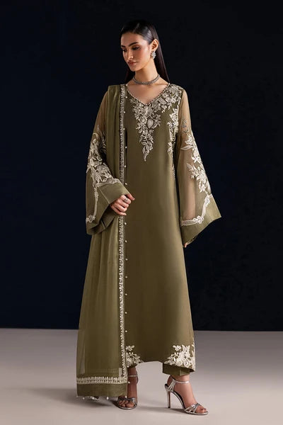 Baroque - Pret Formal |EMBROIDERED CHIFFON PR-1323