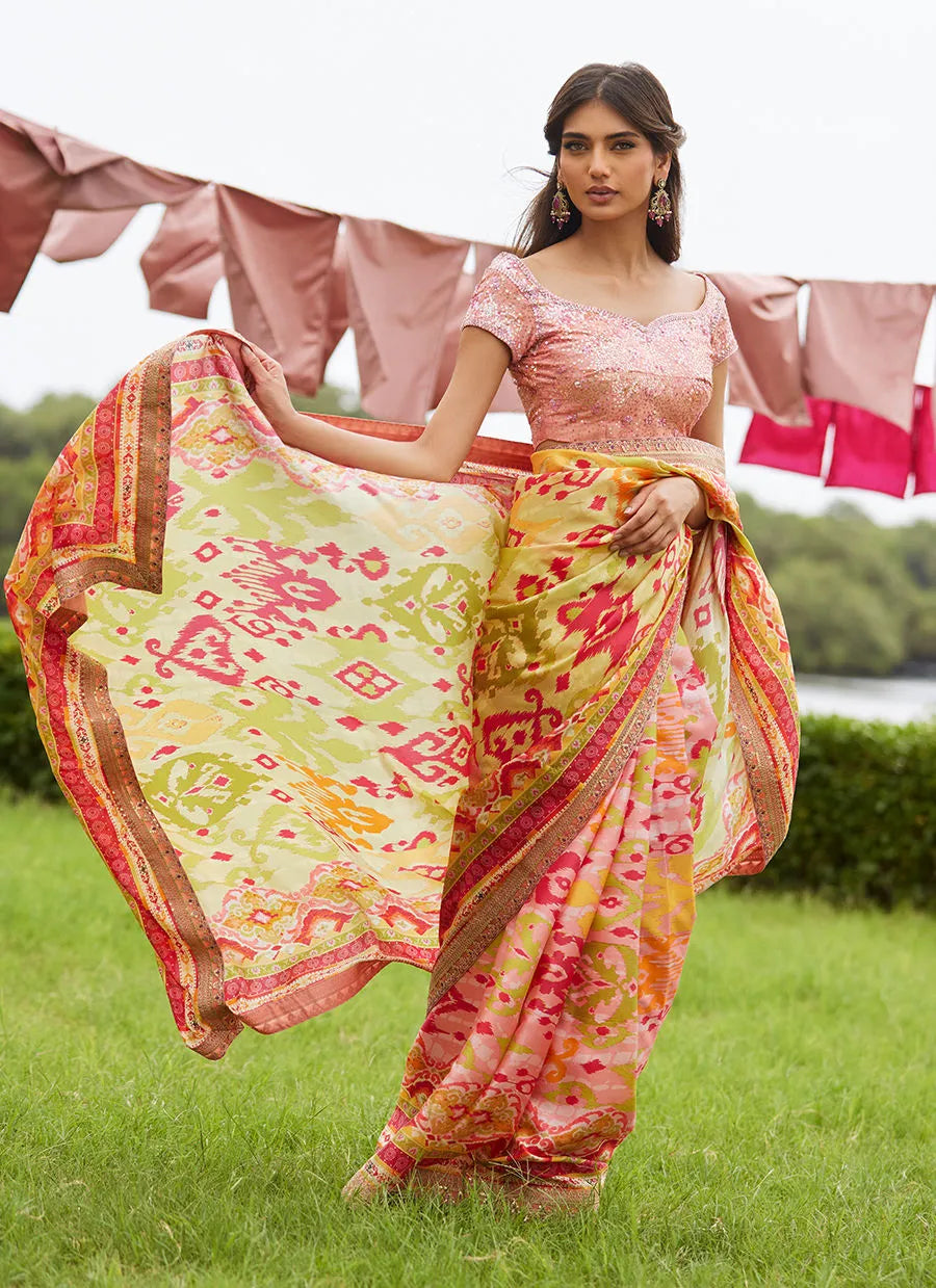 Farah Talib Aziz Mayna Festive Luxe Pret '25 - Rang Saree