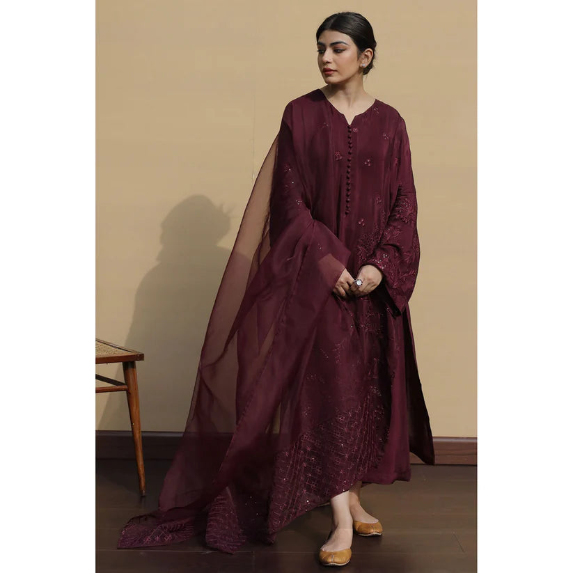 BURGUNDY OUTFIT | FESTIVE' 23 | DYOT