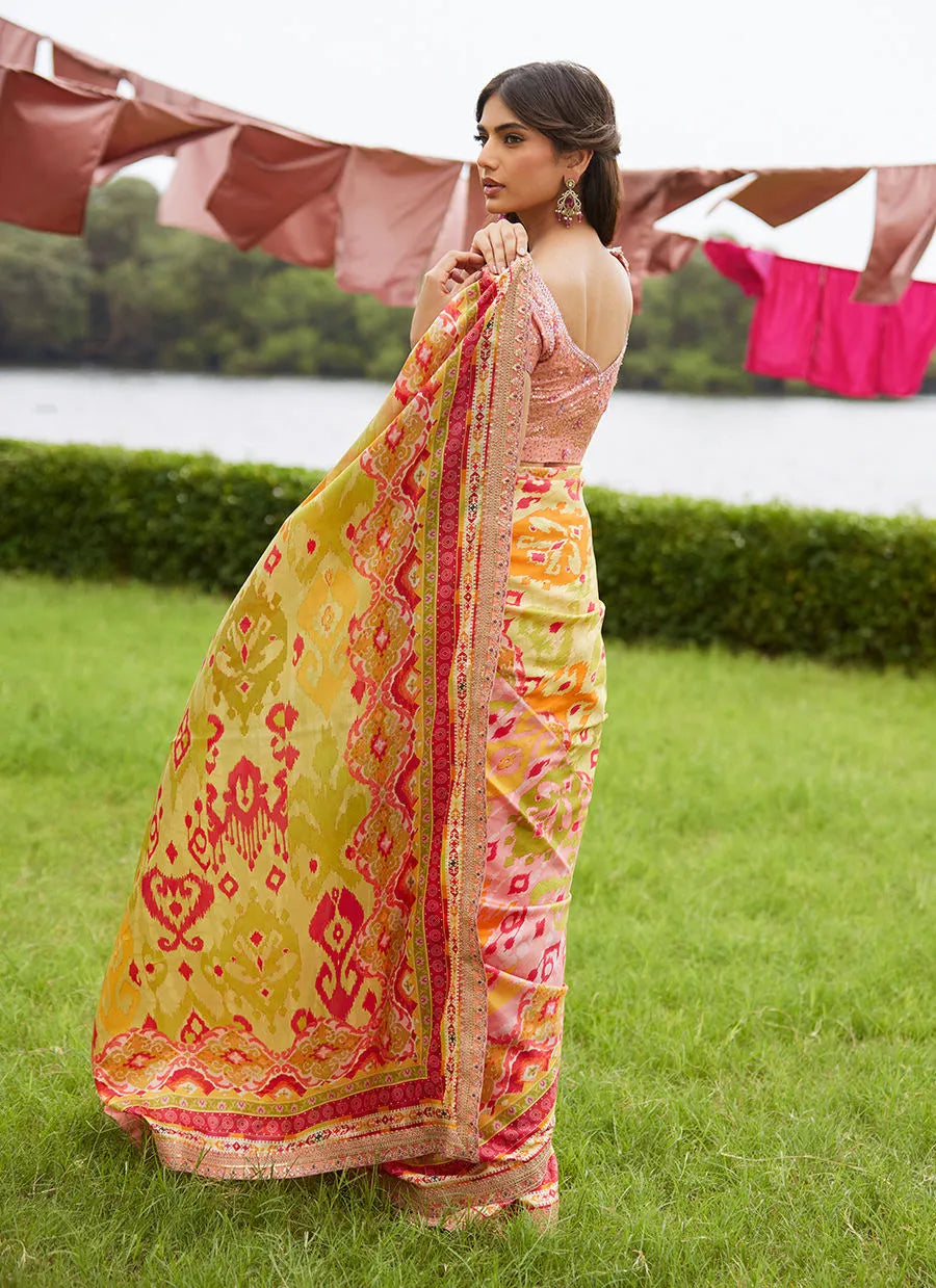 Farah Talib Aziz Mayna Festive Luxe Pret '25 - Rang Saree