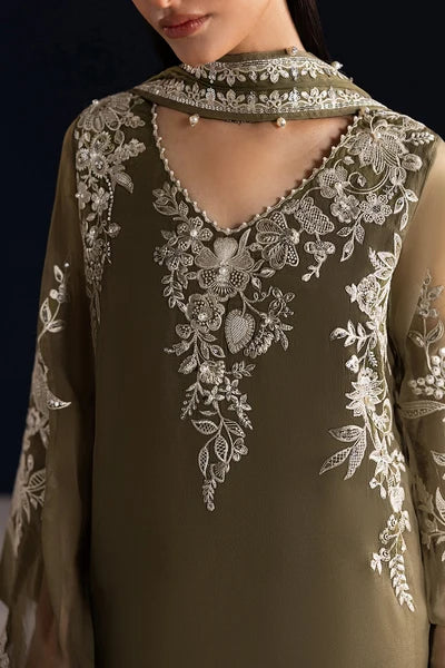 Baroque - Pret Formal |EMBROIDERED CHIFFON PR-1323
