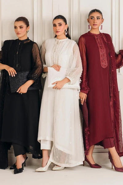 Baroque - Pret Formal | EMBROIDERED CHIFFON PR-1135