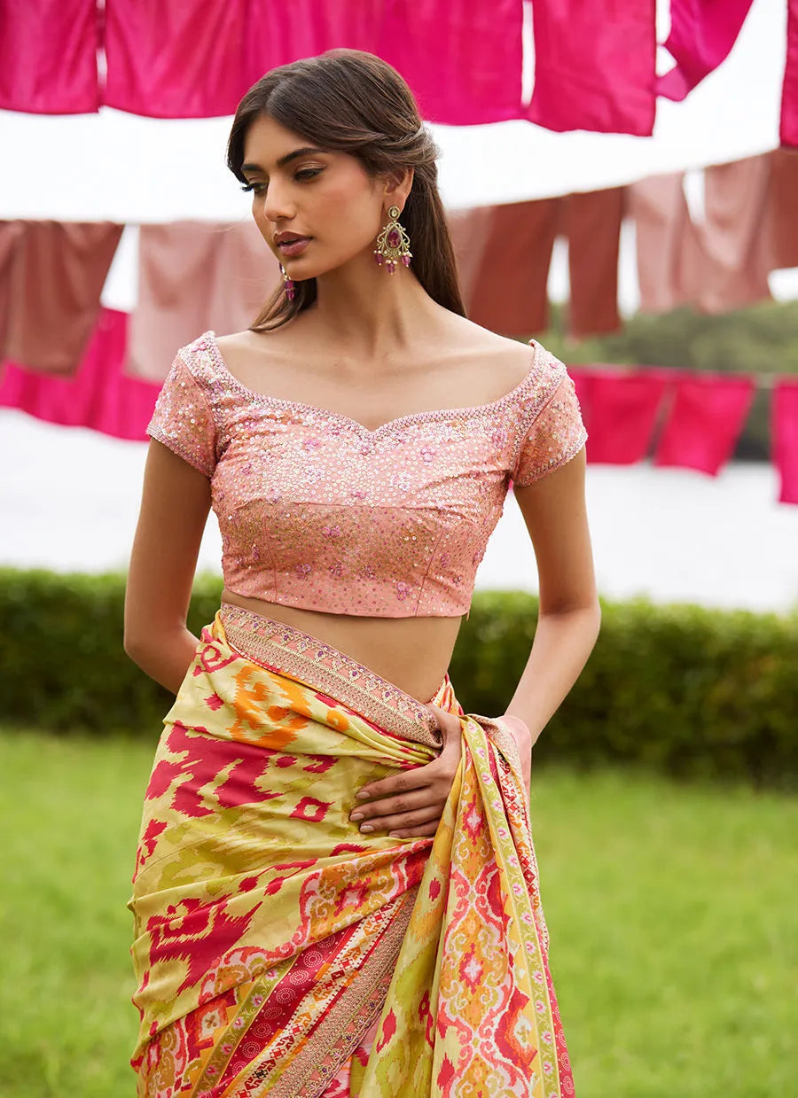 Farah Talib Aziz Mayna Festive Luxe Pret '25 - Rang Saree