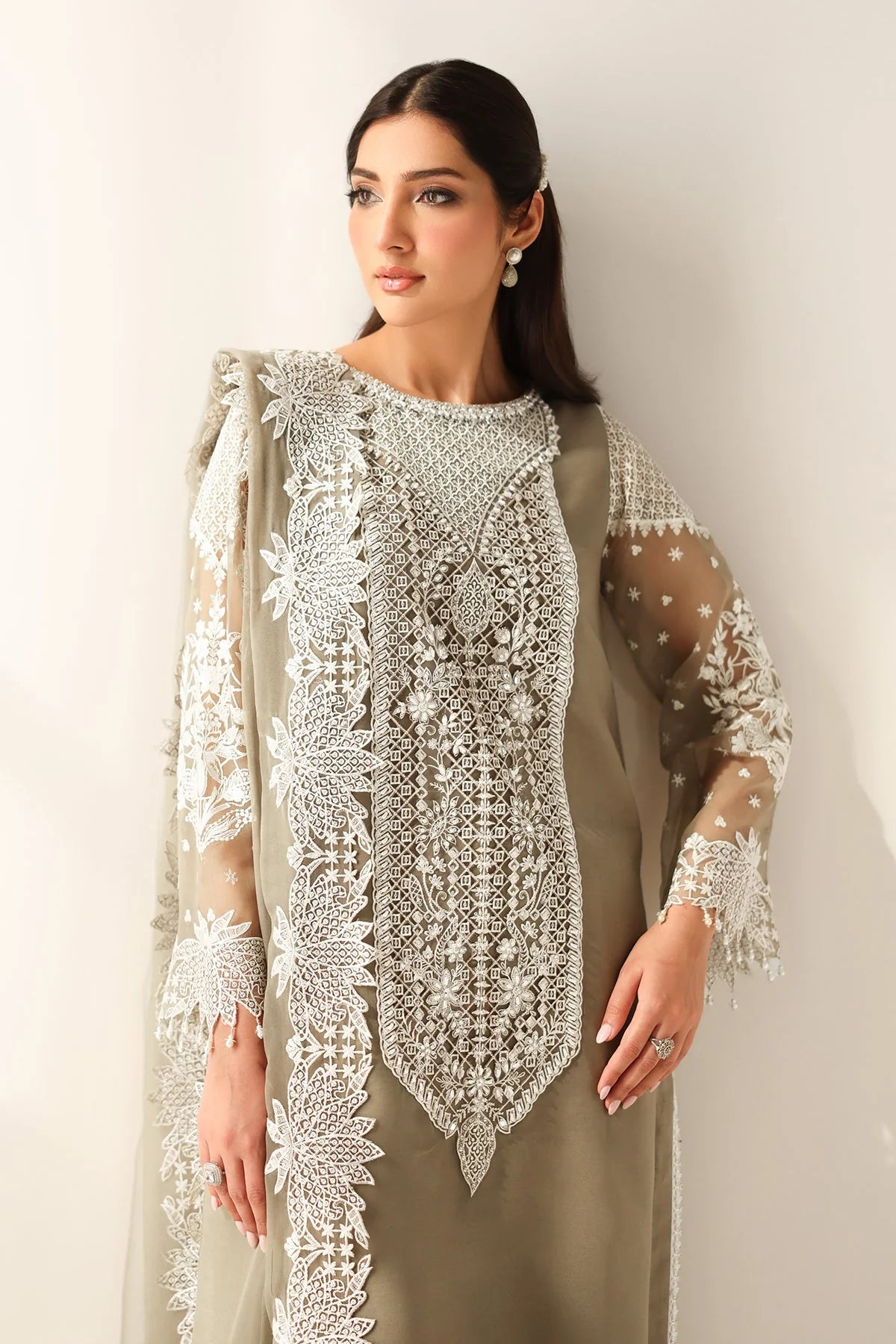 Baroque - Pret Formal | EMBROIDERED CHIFFON PR-1155