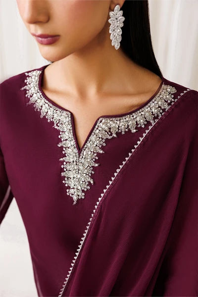 Baroque - Pret Formal | EMBROIDERED CHIFFON EN-1292