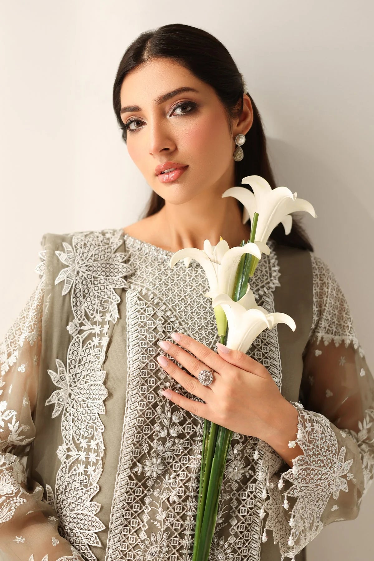 Baroque - Pret Formal | EMBROIDERED CHIFFON PR-1155