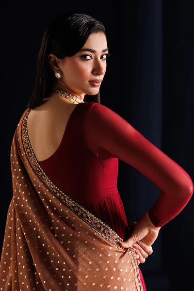 Baroque - Pret Formal |EMBROIDERED CHIFFON PR-1315