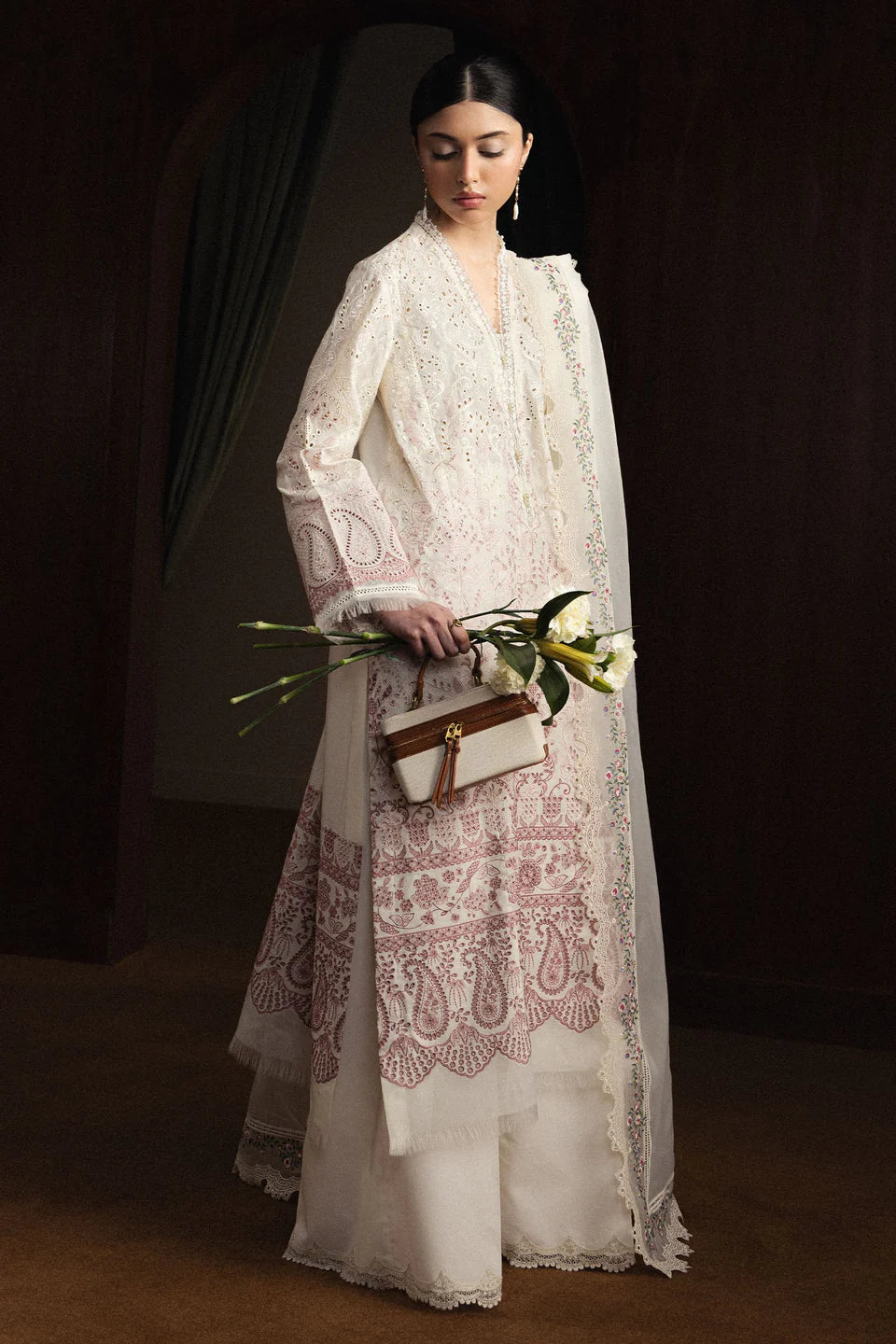 Zara Shahjahan Luxury Summer Lawn | Satori 2026 | Hoshimi-D12