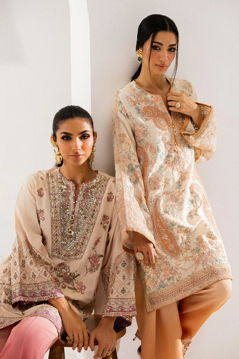 Ethnc Boutique '25 - EMBROIDERED SUIT - E0798/104/227