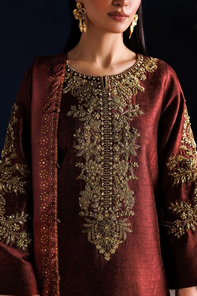 Baroque - Pret Formal | EMBROIDERED SHEESHA SILK PR-1313