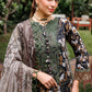 JADE FLORA COTTON SATIN 3PC BLACK SET