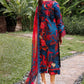 JADE FLORA COTTON SATIN 3PC BLUE/PINK SET