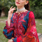 JADE FLORA COTTON SATIN 3PC BLUE/PINK SET