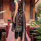 JADE FLORA COTTON SATIN 3PC BLACK SET