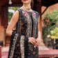 JADE FLORA COTTON SATIN 3PC BLACK SET