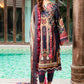 URBANE CHIFFON COLLECTION - NAVY BLUE SUIT-SET