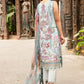 URBANE CHIFFON COLLECTION - AQUA SUIT-SET