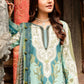 URBANE CHIFFON COLLECTION - AQUA GREEN SUIT-SET