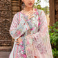 URBANE CHIFFON COLLECTION - BABY BLUE SUIT-SET