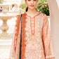 URBANE CHIFFON DUP VOL II 2024 - PEACH SUIT-SET