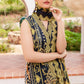 URBANE CHIFFON DUP VOL II 2024 - BLACK / GOLDEN SUIT-SET