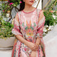 URBANE CHIFFON DUP VOL II 2024 - BABY PINK SUIT-SET