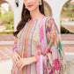 URBANE CHIFFON DUP VOL II 2024 - PINK FLORAL SUIT-SET
