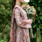 FLORA CAMBRIC 03PC COLLECTION TEA/PINK SUIT-SET