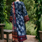 FLORA CAMBRIC 03PC COLLECTION ROYAL BLUE SUIT-SET