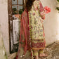FLORA CAMBRIC 03PC COLLECTION MEHNDI SUIT-SET