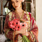FLORA CAMBRIC 03PC COLLECTION MEHNDI SUIT-SET