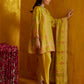 Farah Talib Aziz Mayna Festive Prints '25 - Nevada Kiwi Shirt And Dupatta